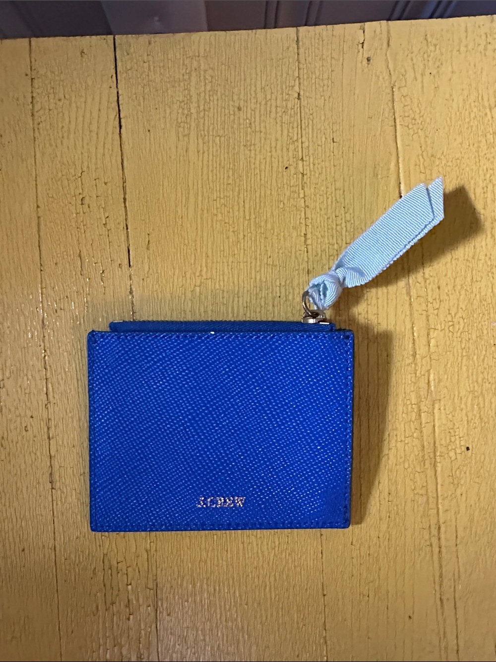 J. Crew Leather Card Case with Zipper